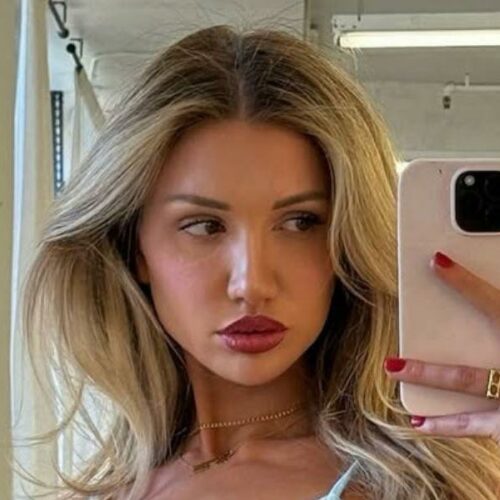 Gabby Epstein’s Red-Hot Bikini Snap Comes with a Sinister Warning—Is the Devilishly Hot Transformation About to Begin?