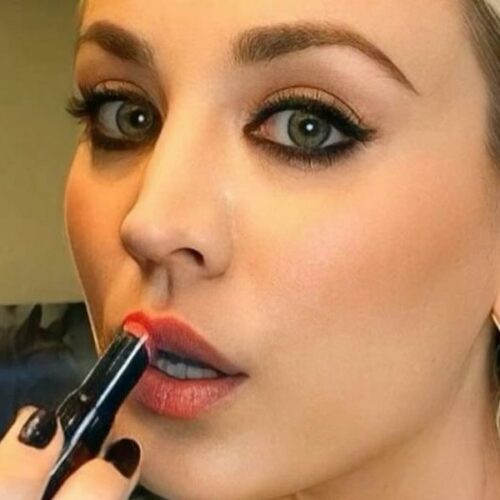 Kaley Cuoco Ditches the Bra and Blazers Astrologers Say Her Venus in Leo Is On Fi-ya!