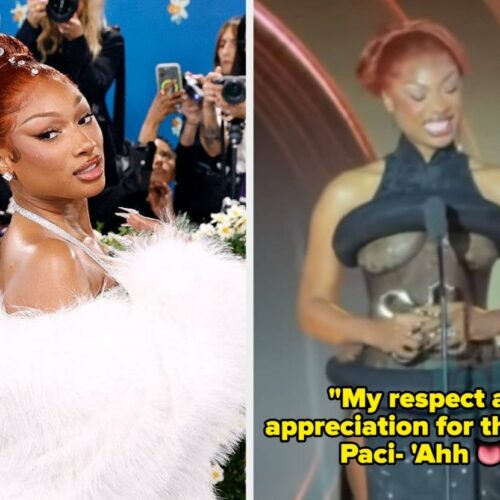 When Megan Thee Stallion’s Teleprompter Tango at the Gold Gala Had Everyone Holding Their Breath — and Cheering Her Brilliance Anyway!
