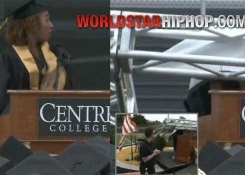 When the Stage Decides to Drop the Mic—Literally—On This Grad’s Big Speech, You Won’t Believe What Happens Next!
