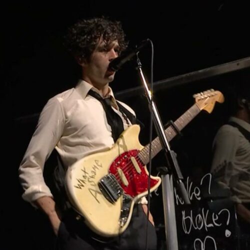 Why Does Matty Healy’s Guitar Shout 'What a Shame'? The Glastonbury Mystery You Didn’t See Coming!