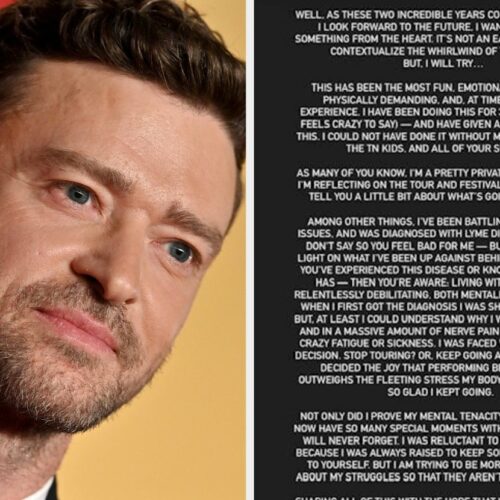 Justin Timberlake Drops Lyme Disease Bombshell — Is This the Real Reason Behind His Vanishing Act?