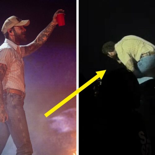 Post Malone Takes a Tumble Mid-Sip—Is the Universe Sending Him a Cosmic Clue?