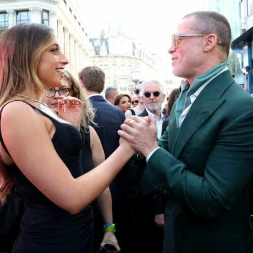 Taylor Swift Fans Erupt: Why Did Travis Kelce Sit Down with ‘Abuser’ Brad Pitt? The Cosmic Drama You Can’t Miss!