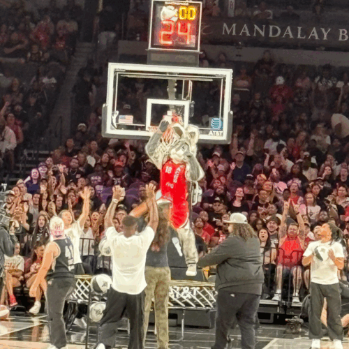 Las Vegas Aces’ Entertainment Team: The Secret MVPs Making Courtside Magic You Didn’t Know You Needed!