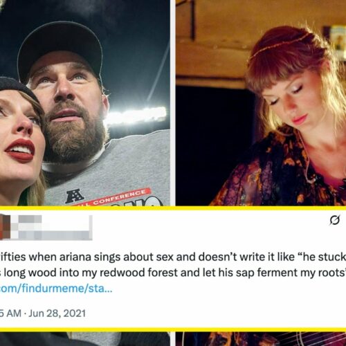 Taylor Swift’s Steamy Travis Kelce Lyrics Are Basically a 2021 Viral Tweet Come to Life—Coincidence or Cosmic Conspiracy?