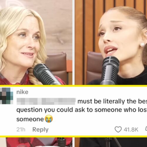 Amy Poehler’s Four-Word Question to Ariana Grande About Her Late Nonna Has the Internet Both Crying and Cheering—What Did She Say?