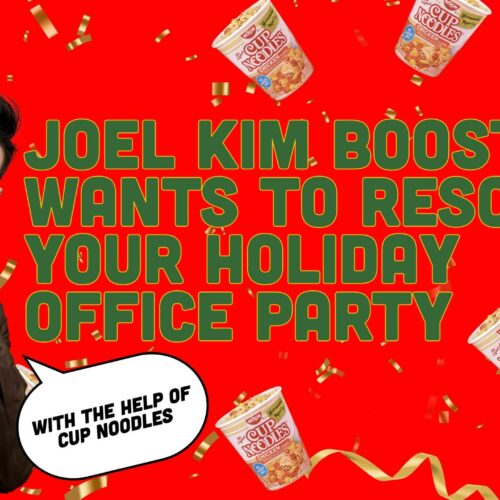 Joel Kim Booster Crashes Office Party—Is This KPop Star’s Holiday Surprise a Gift or a Total Cosmic Wreck?