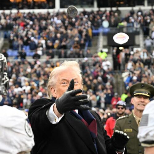 Trump&rsquo;s Coin Toss Slip at Football Game Has Fans Whispering&mdash;Is Mercury in Retrograde or Just a Classic Trump Fumble?