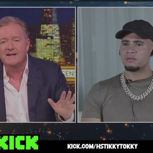 "Piers Morgan Storms Off Set: Sparks Fly in Explosive Showdown with HSTikkyTokky!"