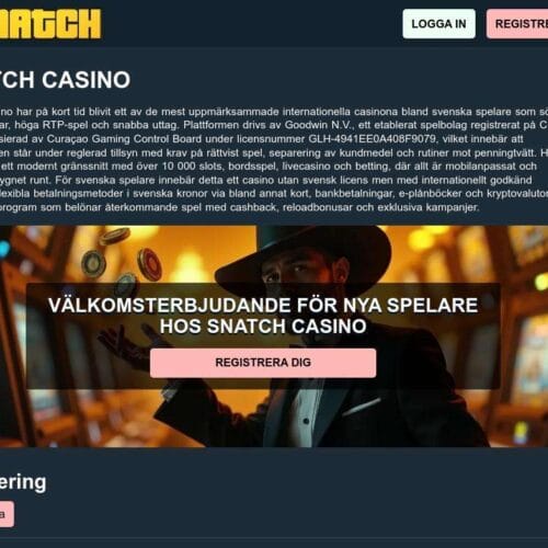 "Why Your Snatch Casino Deposit Might Be Playing Hard to Get – and How to Charm It!"