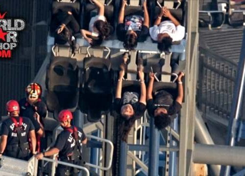 "Eight Houston Students Get a Thrilling Lesson in Gravity After Roller Coaster Malfunction Leaves Them Hanging 100 Feet Up!"