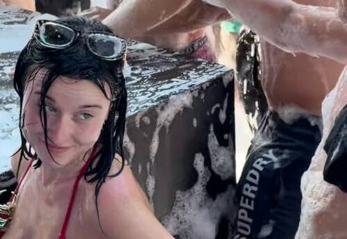 "From Viral Sensation to Stardom: Will the 'Red Bikini Girl' Take the Leap or Play It Safe?"