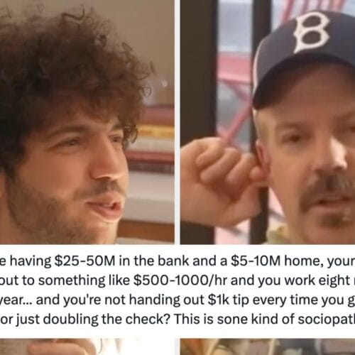 "Jason Sudeikis and Benny Blanco&rsquo;s Tipping Debate: A Comedy Showdown That Could Change How You Eat Out!"
