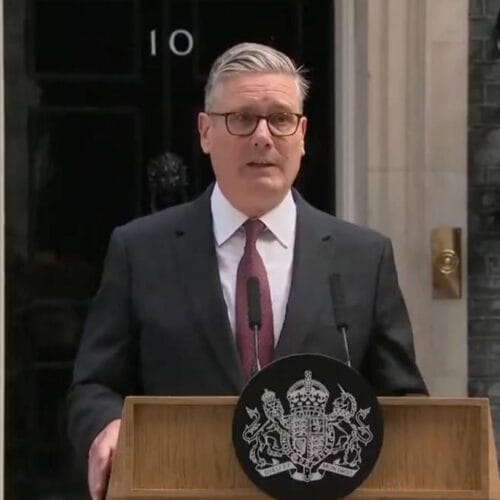 "Starmer's Speech Drowned by EU Anthem: Is This His Political Swan Song or Just a Tune-Up?"