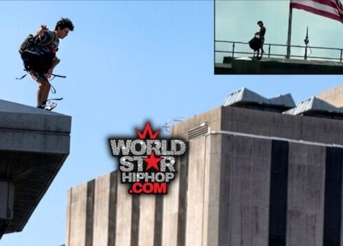"From Delivery to Daredevil: NYC Uber Eats Worker Takes a Leap of Faith with a Delivery Bag Parachute on Brooklyn Bridge!"