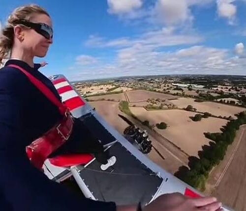 "Sydney Sweeney Dares Tom Cruise: Is Wing Walking the New Hollywood Power Move?"