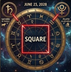 "2028's Astrological Showdown: Will Saturn Square Pluto Bring Chaos or Cosmic Comedy?"