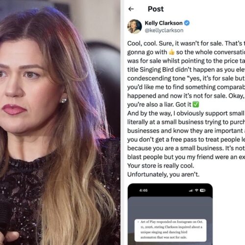 "Kelly Clarkson Claps Back: The Shocking Store Drama That Left Us All Divided!"