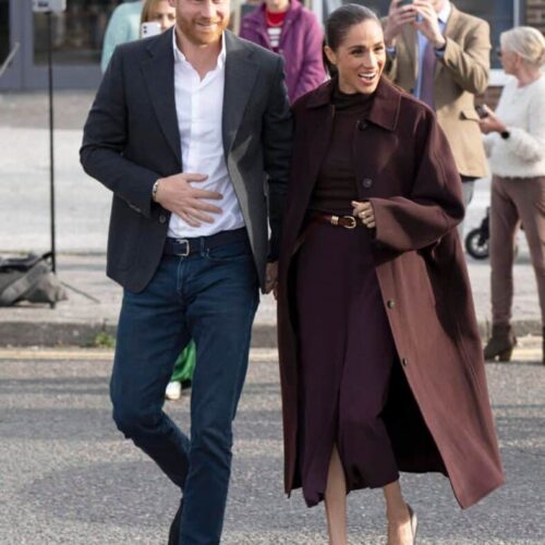 "Meghan Markle’s Nottingham Skirt Sparks Déjà Vu: Is Fashion Time Travel Back to 2017?"